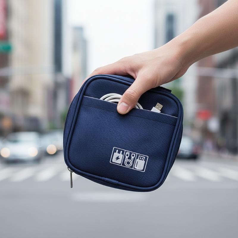 Travel Accessories Organizer Bag - 【F】방수 기능이 있는 휴대용 케이블 정리