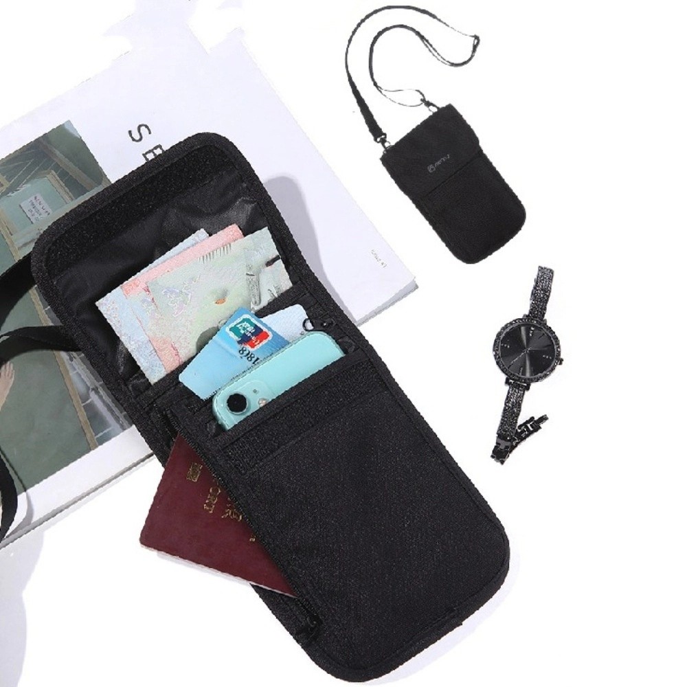 Travel Accessories Wallet - 휴대용 여행용품 여행 지갑 나일론 카키