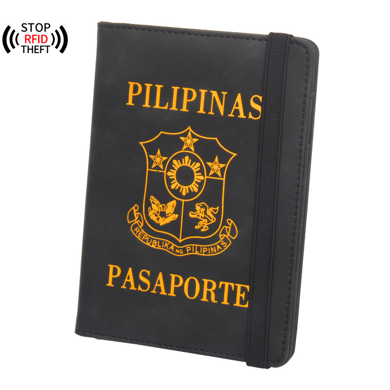Travel Accessories Wallet - 필리핀 여권 커버 RFID 여행 지갑,