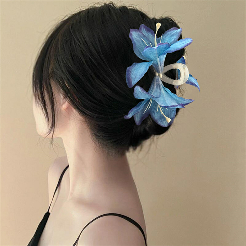슈퍼 페어리 에뮬레이션 릴리 플라워 헤어 클로 클립 여 - Travel Accessories Aesthetic 리뷰 및 가격