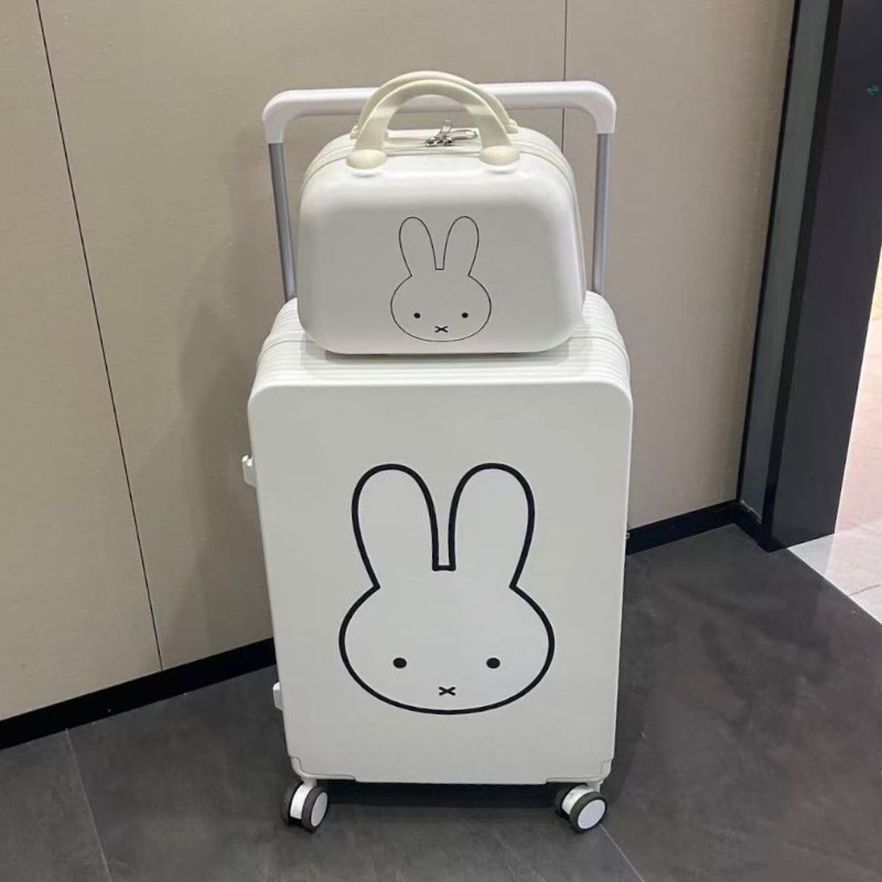 새로운 미피 크리에이티브 고급 트롤리 케이스 만화 애니 - Luggage Cover Protector 리뷰 및 가격