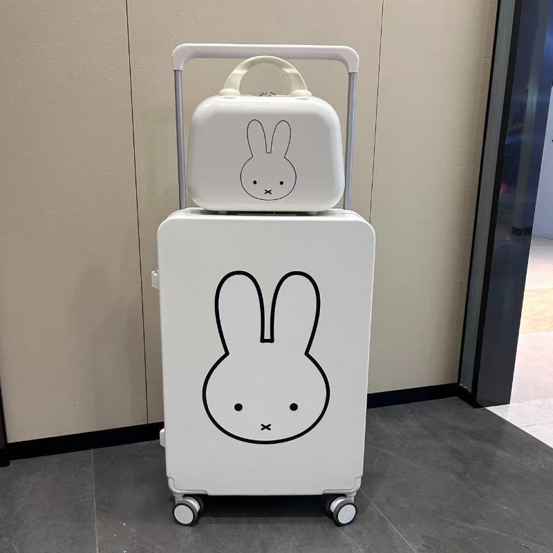 새로운 미피 크리에이티브 고급 트롤리 케이스 만화 애니 - Luggage Cover Protector 리뷰 및 가격