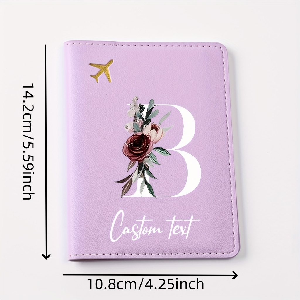 이름과 문자가 새겨진 맞춤형 여권 케이스 - 이름/이니 - Travel Accessories Ideas 리뷰 및 가격