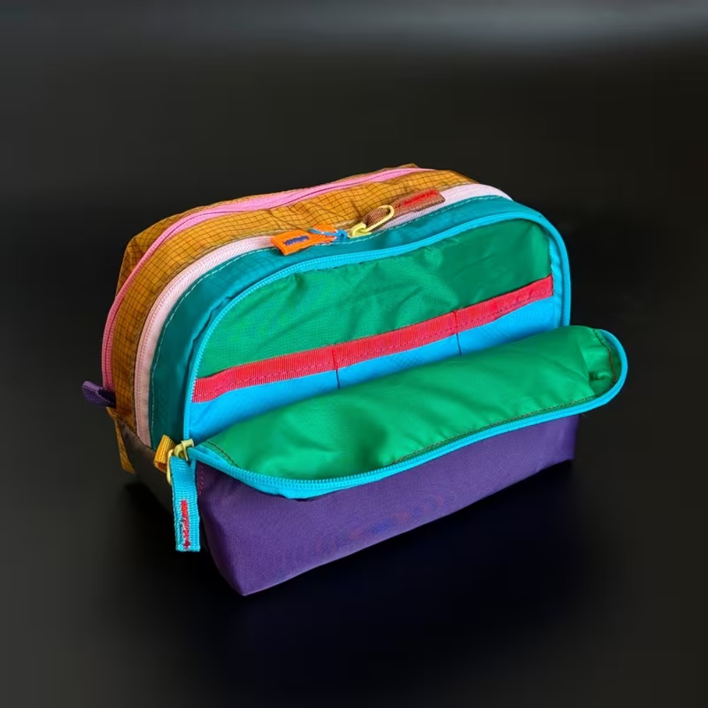 휴대용 방수 무지개 색상 레이어드 화장품 가방, 여행용 - Travel Accessories Organizer Bag 리뷰 및 가격