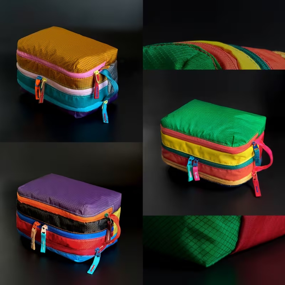 휴대용 방수 무지개 색상 레이어드 화장품 가방, 여행용 - Travel Accessories Organizer Bag 리뷰 및 가격