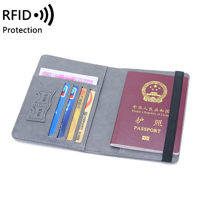 남녀공용 PU 가죽 여권 홀더 - 신용/신분증 및 티켓 - Travel Accessories Wallet 리뷰 및 가격