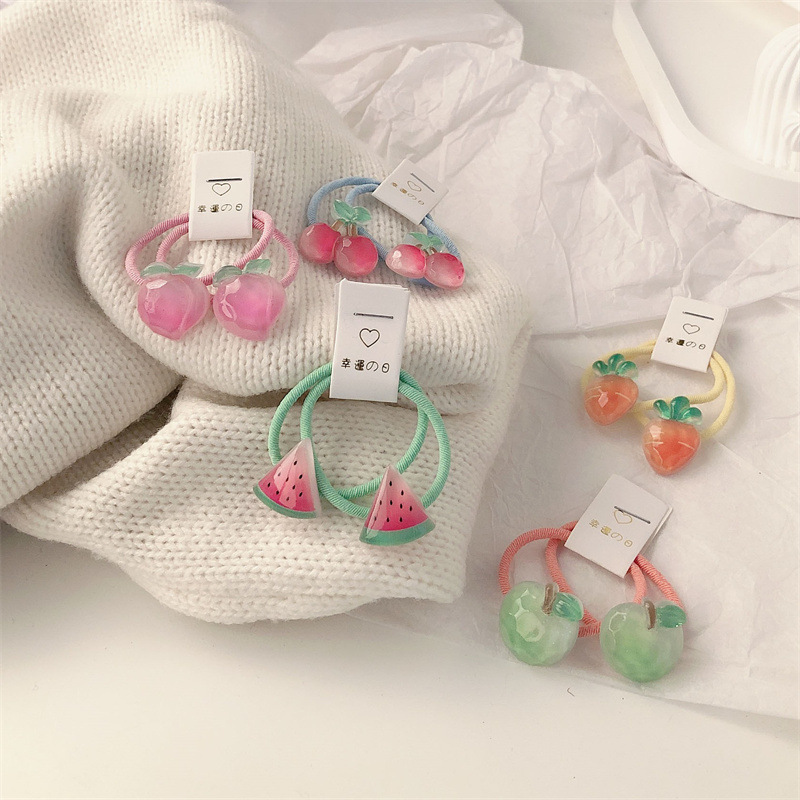 어린이 당근 머리끈 5쌍 미끄럼 방지 탄력 머리띠 소녀 - Travel Accessories Baby 리뷰 및 가격