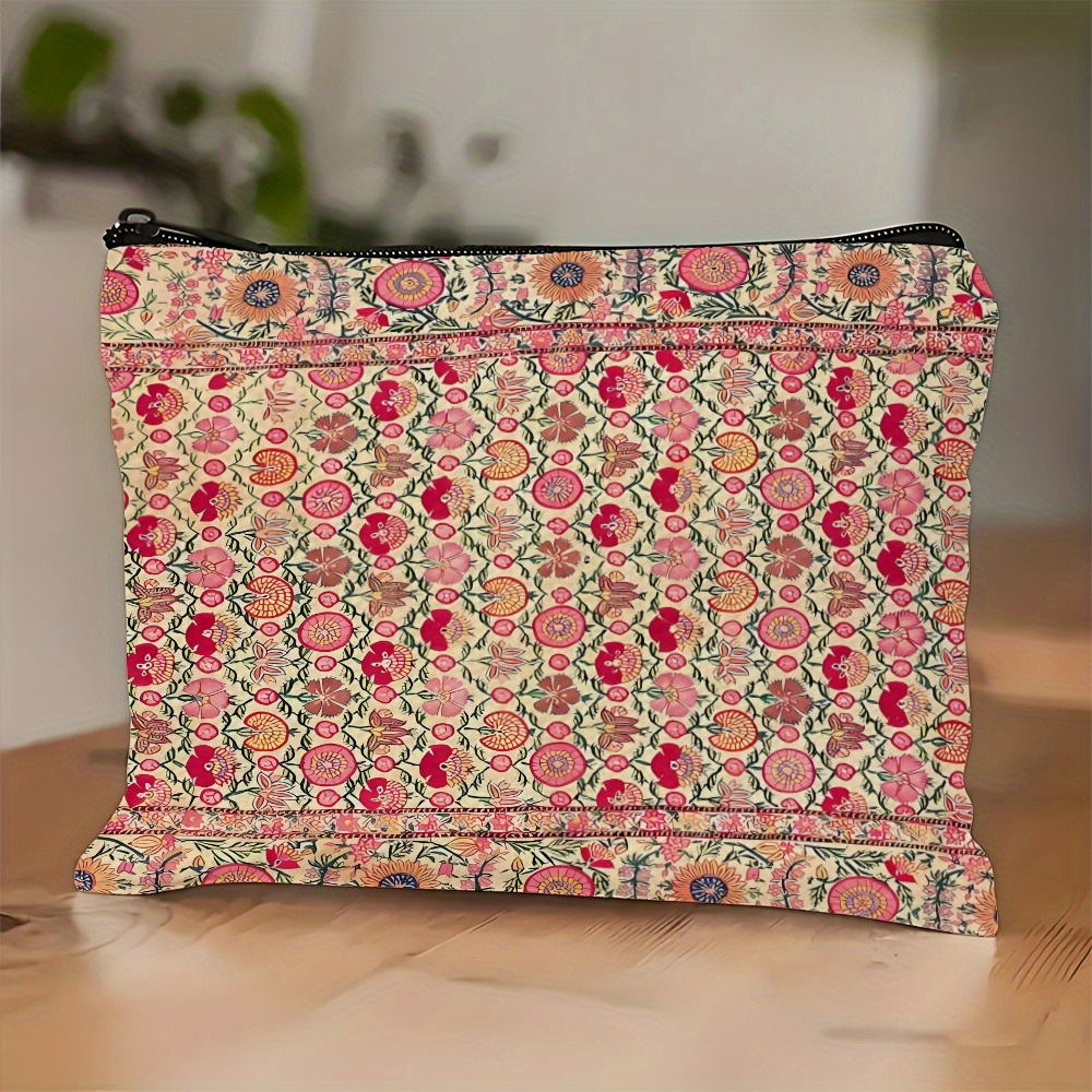 빈티지 보헤미안 메이크업 가방 인도 자수 화장품 가방  - Travel Accessories India 리뷰 및 가격