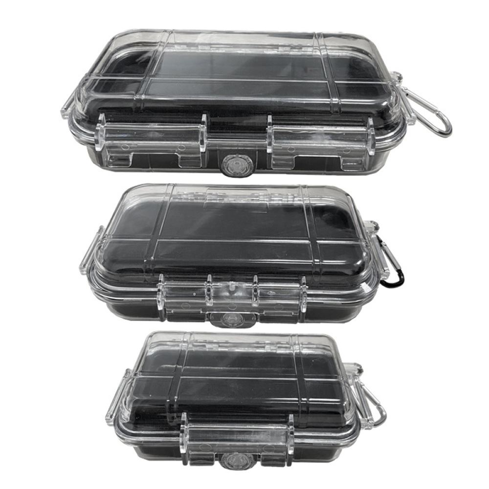 미니 휴대용 방수 보관 상자 폼 라이닝이있는 투명한 충 - Travel Accessories Jewelry 리뷰 및 가격