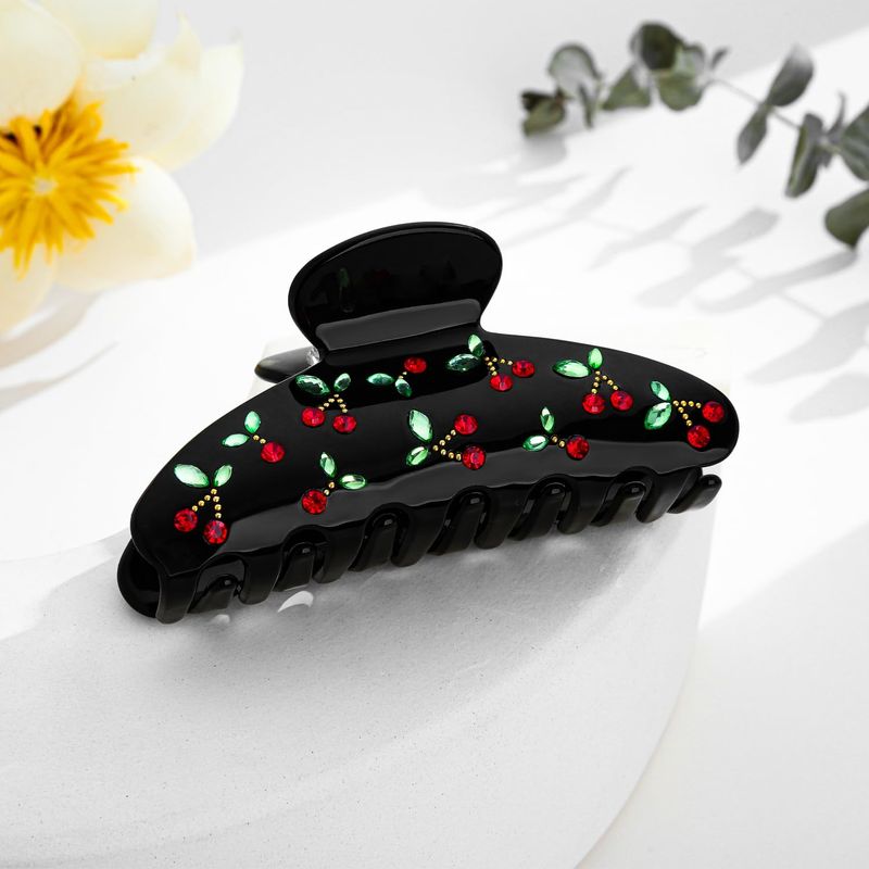 체리 모양 헤어 클립 1개, 라인스톤 장식, 사랑스러운 - Travel Accessories Aesthetic 리뷰 및 가격