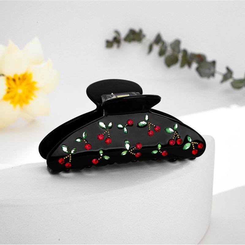 체리 모양 헤어 클립 1개, 라인스톤 장식, 사랑스러운 - Travel Accessories Aesthetic 리뷰 및 가격