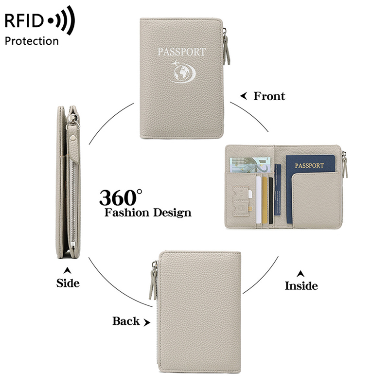 여행용 여성용 RFID 기능이 있는 맞춤형 여권 케이스 - Travel Accessories Wallet 리뷰 및 가격