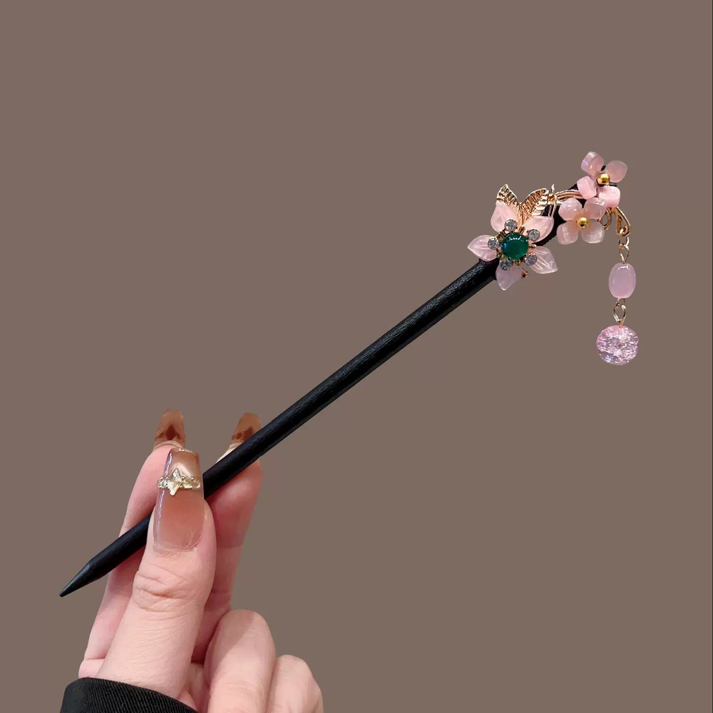 앤티크 나무 머리핀 여성용 우아한 헤어 스틱 새로운 중 - Travel Accessories Aesthetic 리뷰 및 가격