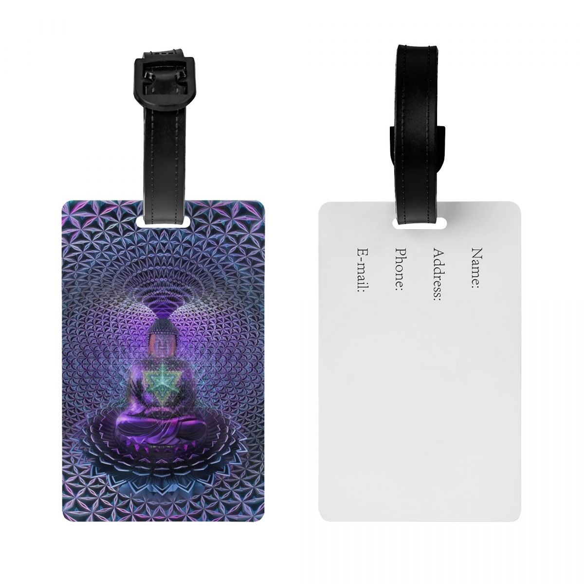 맞춤형 인도 만다라 선 부다 수하물 태그, 개인 정보  - Travel Accessories India 리뷰 및 가격