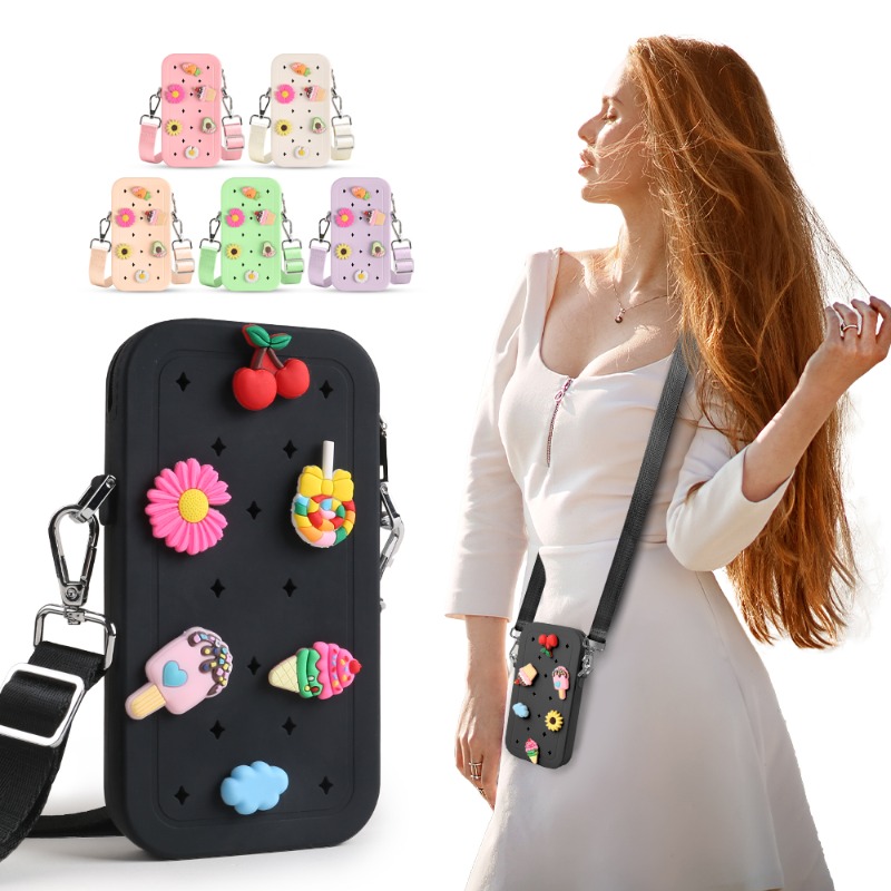 다기능 휴대용 실리콘 크로스백 방수 지퍼 여행용 폰 가 - Travel Accessories Organizer Bag 리뷰 및 가격