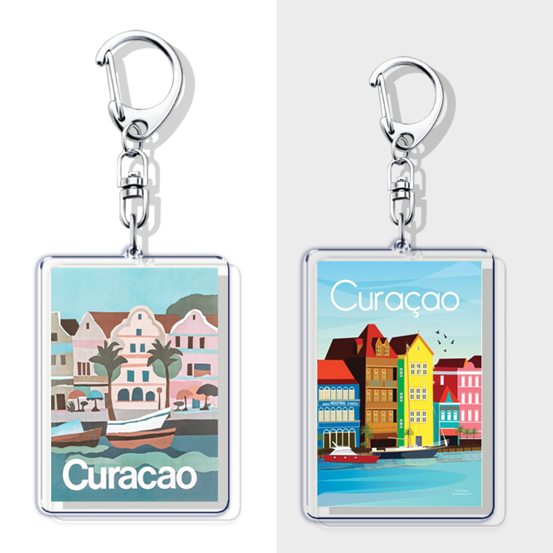 창의적인 Curacao 여행 애호가 선물 키체인, 코펜 - Travel Accessories India 리뷰 및 가격