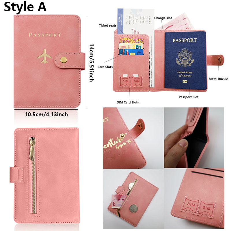 가죽 여권 홀더 커버 케이스, 여행 필수품, 신용 카드 - Travel Accessories Wallet 리뷰 및 가격