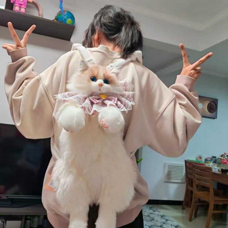 2026년 신상 래그돌 고양이 플러시 백팩 귀여운 인조 - Travel Accessories Ideas 리뷰 및 가격