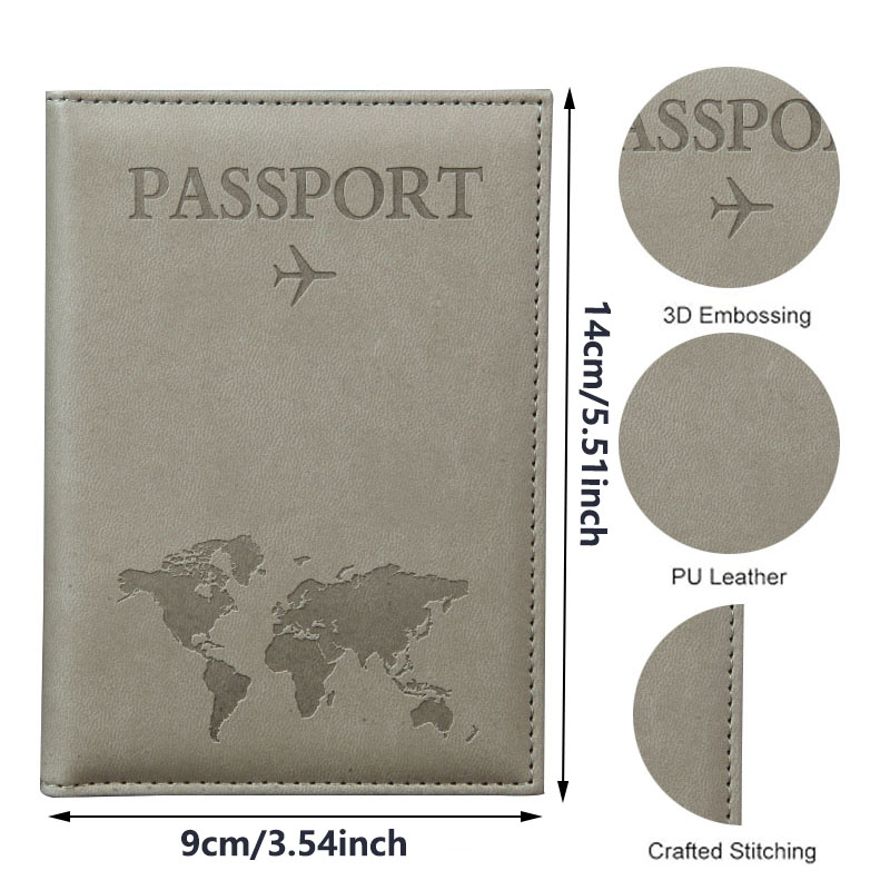 연인 세계지도 여권 커버 핫 스탬핑 간단한 비행기 여성 - Travel Accessories India 리뷰 및 가격