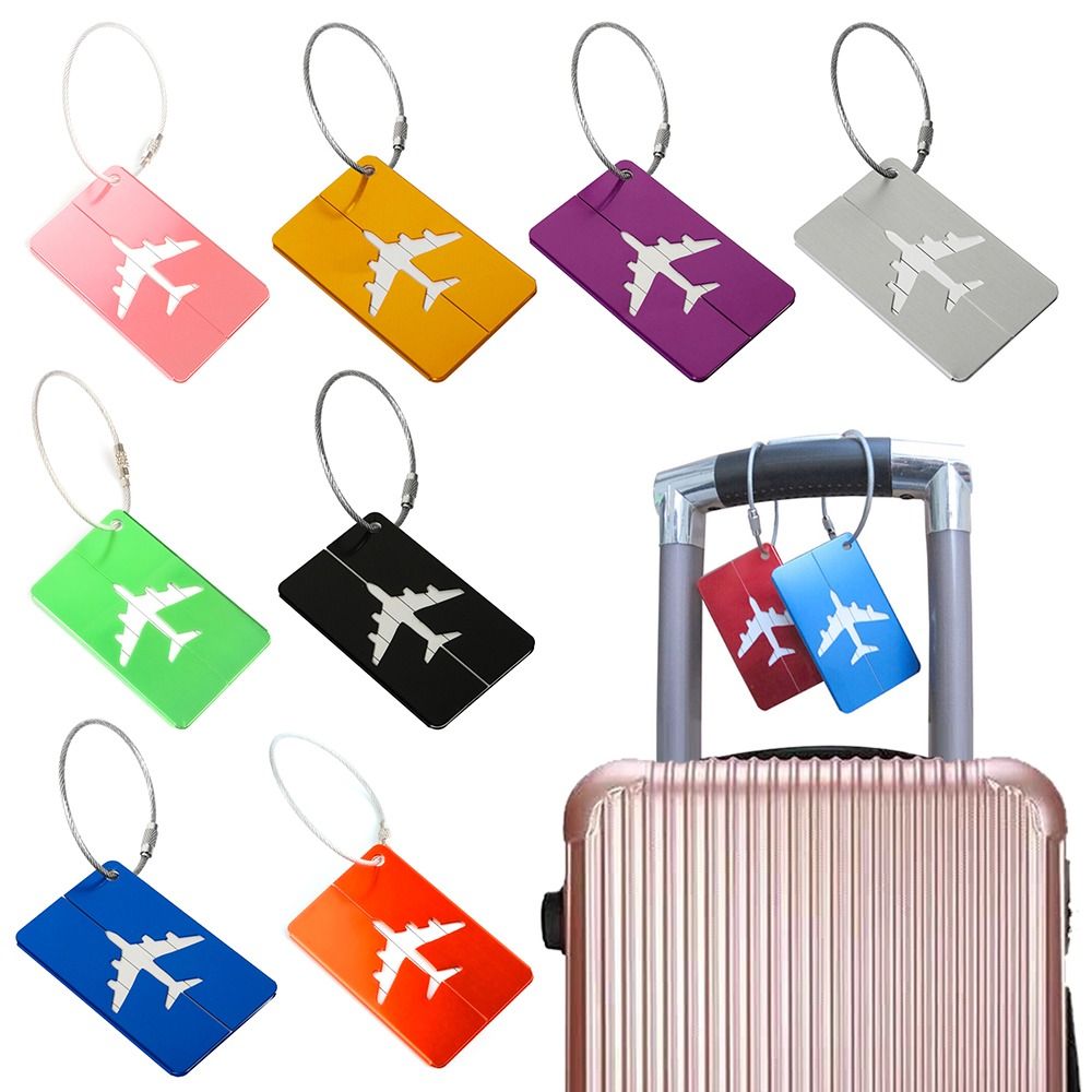 알루미늄 여행 수하물 태그, 재사용 가능한 여행 가방, - Travel Accessories India 리뷰 및 가격