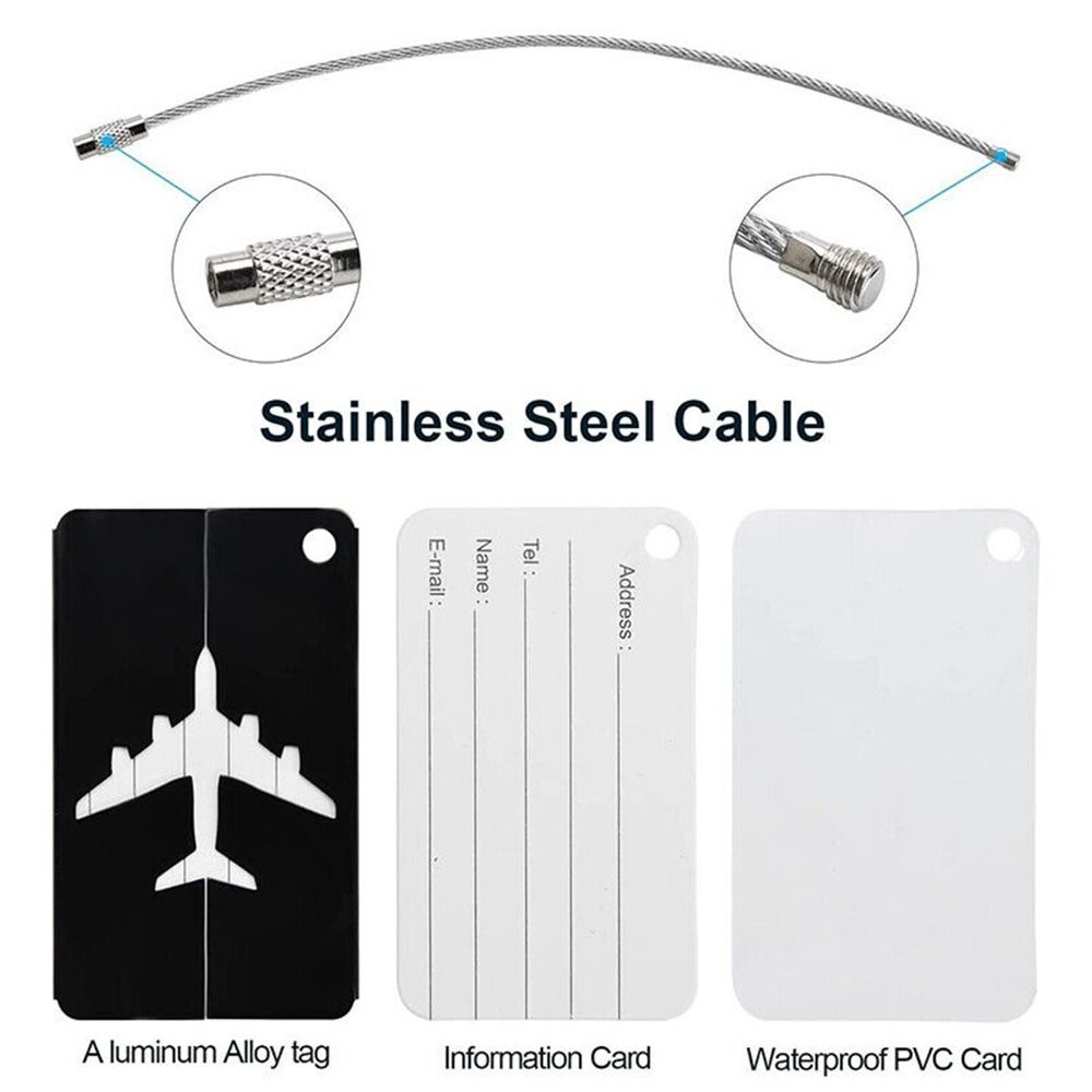 알루미늄 여행 수하물 태그, 재사용 가능한 여행 가방, - Travel Accessories India 리뷰 및 가격