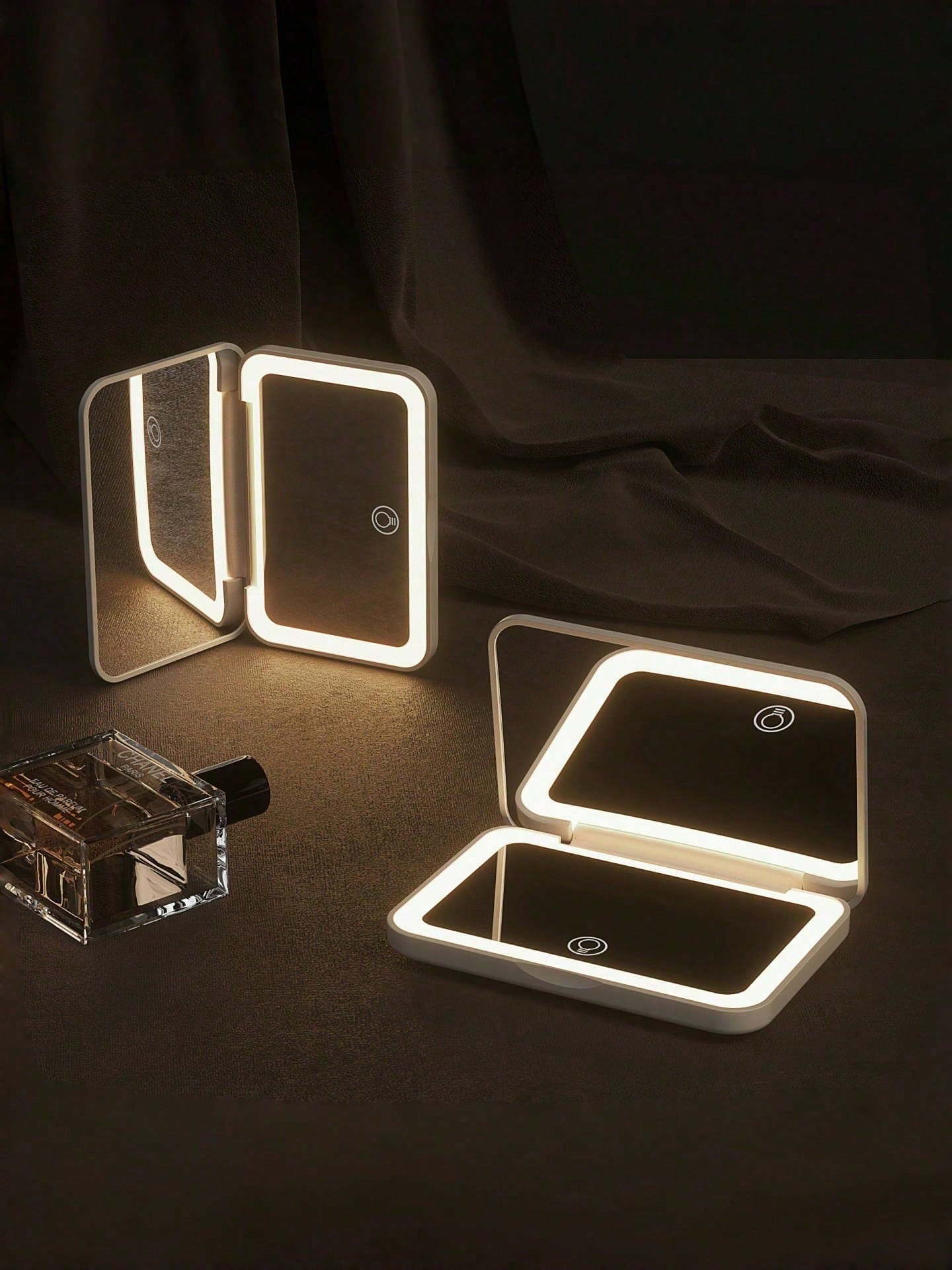 터치 스크린이 장착된 LED 화장 거울, 3가지 조명  - Travel Accessories As Gifts 리뷰 및 가격