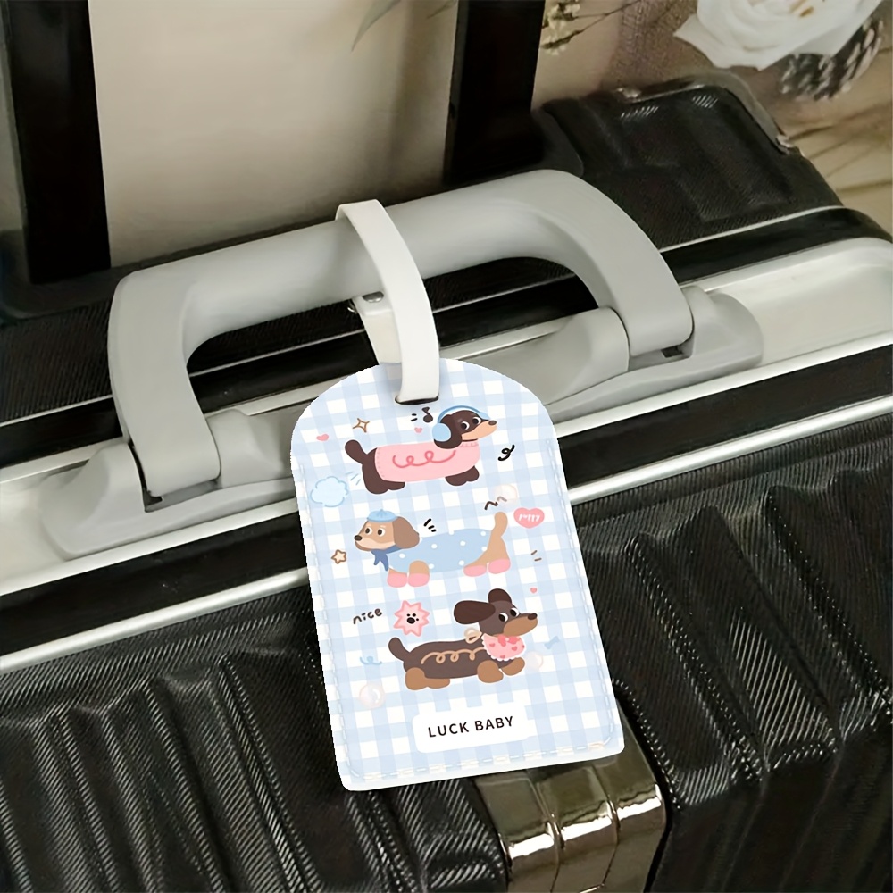 PU 소재로 제작된 튼튼한 ID 태그, 여행 가방용,  - Travel Accessories As Gifts 리뷰 및 가격